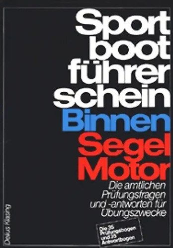 Sportbootführerschein binnen - sportbootführerschein,