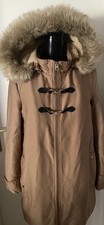 Mango Winter Jacke Parka Camel Kapuze Teddy Futter Gr S, 36, 38 ? ❤️❤️❤️