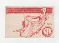 Schweiz Ganzsache 1909 Weltpostverein
