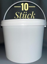 10 x Eimer mit Deckel 5 Liter