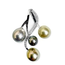 Galaxie Anhänger aus 14k