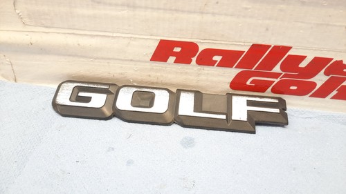 Schriftzug emblem heck golf - heck,