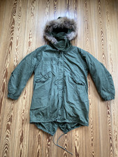Vintage US Army ECWCS Fishtail Shell Parka Mod  M complete set with liner + hood