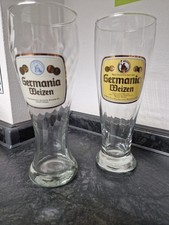 hersel sieg rheinische germania brauerei 2 versch. weizengläser in o,5 liter