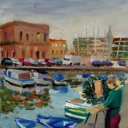 Original ölgemälde siracusa - Ölgemälde,