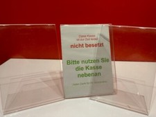 A5 Aufsteller Acryl Präsenter  Thekenaufsteller Werbeschild 5x Kassenschild