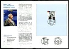 GERMANY FOLDER 2012/44 HELMUT KOHL KANZLER DER EINHEIT EHRENBÜRGER EUROPA CEPT