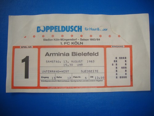 Ticket fc köln - 83/84,