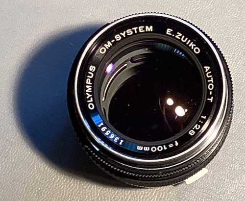 Olympus 100mm auto t - f/2.8, auto-t