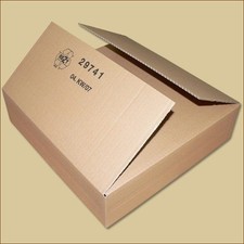 Karton Faltkarton Faltschachteln 400 x 400 x 100 mm einwellig