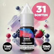 Al Fakher Liquids E-Zigarette Vape E-Shisha 11 mg / 20mg Nikotin Alle Sorten