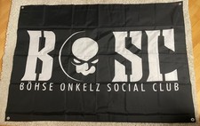 Böhse Onkelz original neu in Folie B.O.S.C. Fahne Flagge Banner unbenutzt