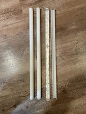 3 LED Profile Aluminium Opal matt Abdeckung Spiegelleuchten 60cm super hell