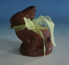 Seltene Backform Form Kuchenform Osterhase Hase Keramik 19 Jhdt.  (F23-1423