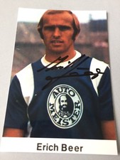 ERICH BEER Hertha BSC 1976/77 signed Foto 10x15 Autogramm