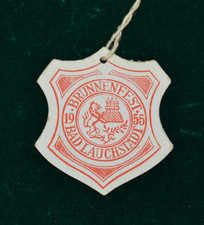 DDR Papp-Plakette Brunnenfest