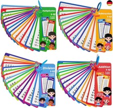 4 Sätze Lernkarten,1x1