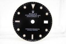 Rolex Explorer II 16570/16550 schwarzes Zifferblatt Tritium