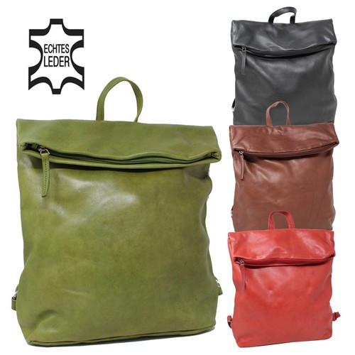 Damen vintage lederrucksack - damen,