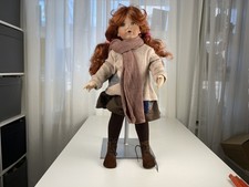 Künstlerpuppe Donna Rubert Porzellan Puppe 62 cm. Top Zustand 