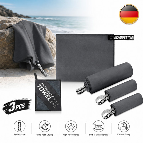 Mikrofaser handtuch teilig - handtuch, 3-teilig