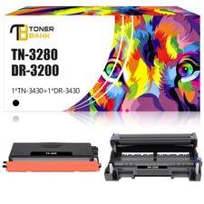 1Toner&1Trommel Compatible with Brother TN-3280 DR-3200 DCP8085DN HL5340D 5350DN