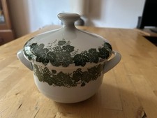 Kahla Geschirr Weinlaub Suppenterrine und 4 Suppenteller