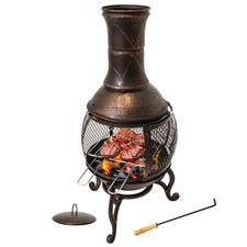 Terrassenofen Gartenkamin mit