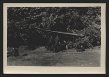 7780a❚ original Foto, Soldaten an einem Flugzeug oder anderem Gerät