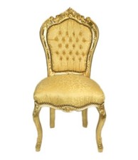 Barockstuhl Stuhl Gold
