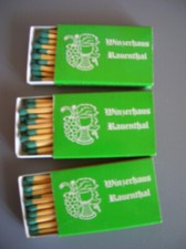 3 Streichholzschachteln neu