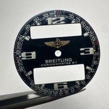Breitling Chronometer B-1 B1 Zifferblatt blau LCD gebraucht selten