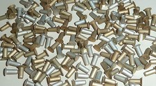 200 Stk. Senkkopf- Voll- Nieten aus Alu; 2,5x 6,3; Vollnieten; Niete