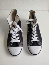 Stoffschuhe wie Chucks schwarz