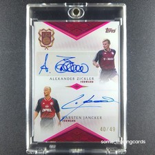 Topps Alexander Zickler / Carsten Jancker Dual - /49 - Auto - Bayern München 125