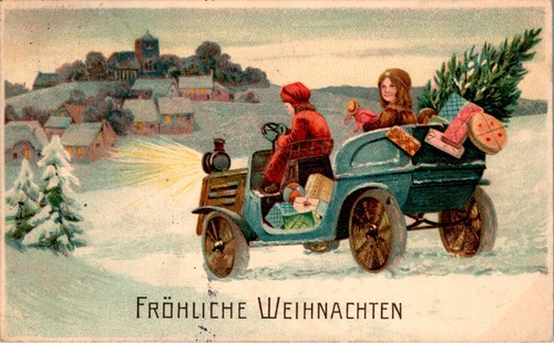 Weihnachten fröhliche - ak,