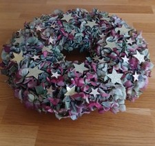  Naturkranz,  Hortensien im Advent, 33 cm, * Goldsternchen*