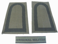 KLETT Rangabzeichen Heer Stabsunteroffizier schw/oliv Schulter Klappen Schlaufen