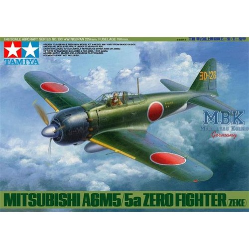 Tamiya 61103 mitsubishi - 61103, a6m5/