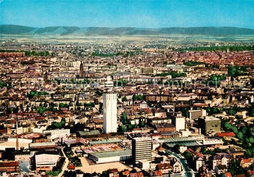 Frankfurt main fliegeraufnahme - main,