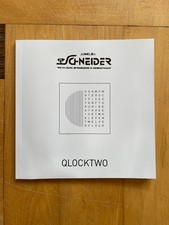 QLOCKTWO Uhren Katalog 2025 - 2026, neu, original, ungelesen