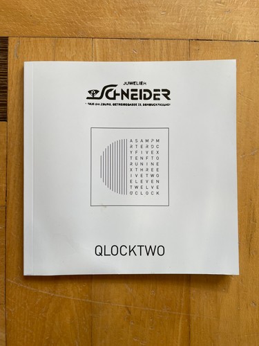 Qlocktwo uhren katalog - 2025,