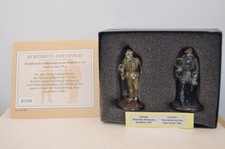 Atlas 2er Set Vollzinnfiguren Wehrm.Soldat Afrikakorp/Lt. der Abt.Koch 1:32 OVP
