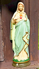 Madonna / Maria mit flammendem