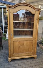 Antike Vitrine Weichholz