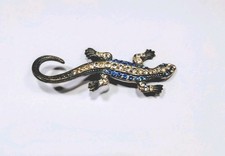 Vintage Brosche Eidechse Echse