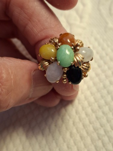 Vintage 14k 585 - 14k, jade