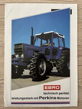 Ebro Traktor Prospekt Datenblatt Tractor Brochure