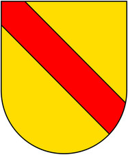 Baden Wappen Aufkleber ca 9x11