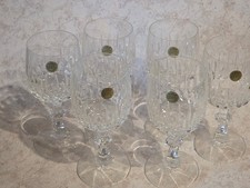 SCHOTT ZWIESEL  6  Weingläser Serie Flamenco echt Bleikristall mit Aufklebern